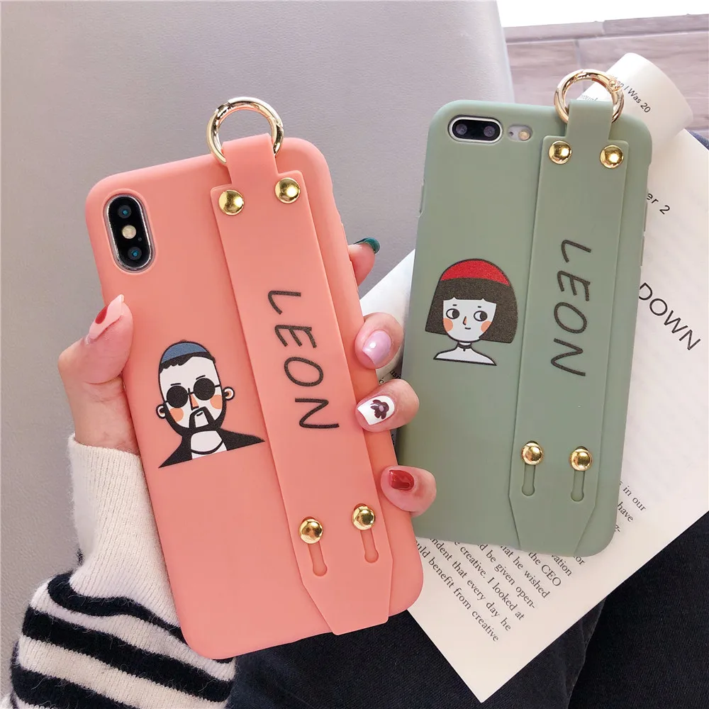 Классические парные Чехлы Leon для iPhone X XS MAX 6 5 XR Милые силиконовые чехлы на