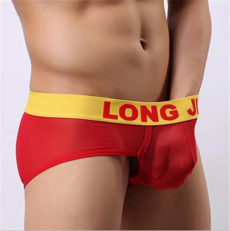 2017 Новый бренд lonjo Брюки Мужчины mesh Underwear мужские Трусы Шорты Сексуальные