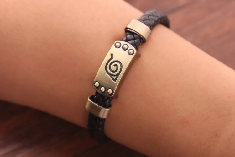 Naruto - Leaf Village Leather Bracelet