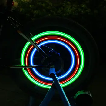 

Bicycle Decorations 1PC Colorful Cool Shining Cycling Wheel Spoke Lights Night Riding Lamp Bike Lamp