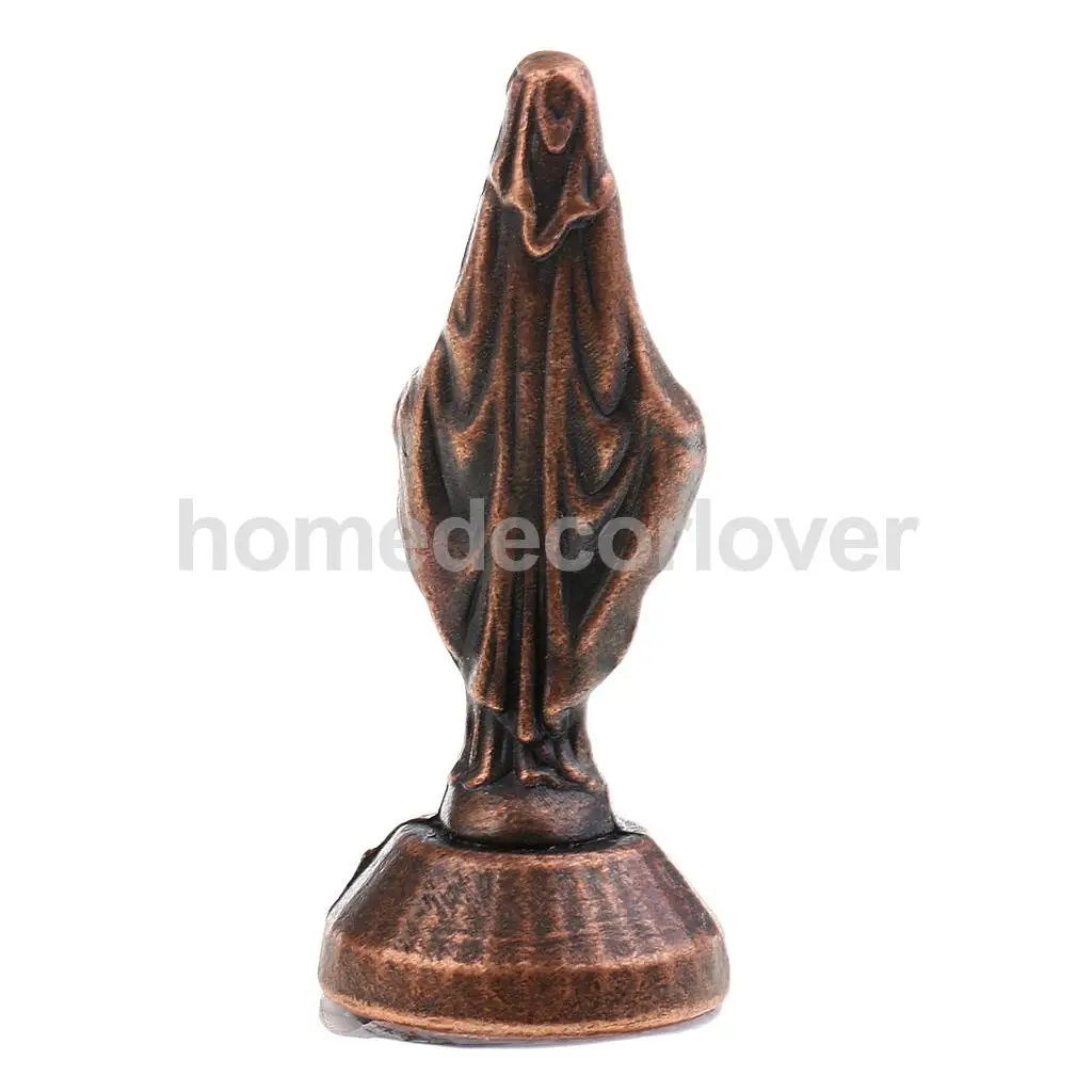 Madonna christ Statue Figurine for car home chapel Decor Bronze
