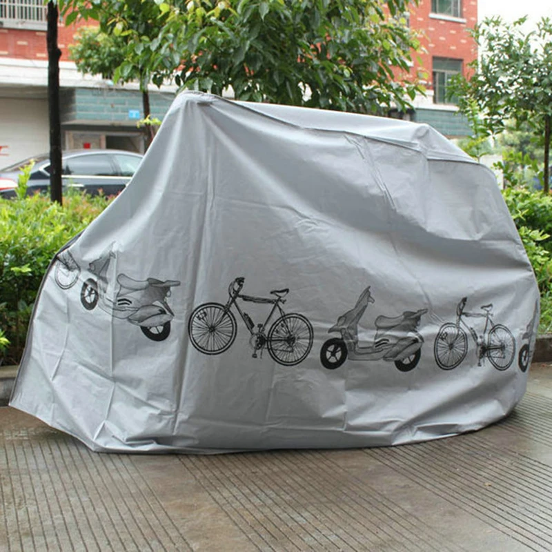 cheap Bike MTB Waterproof Cover Protector Bicycle Cycling Rain Dust Protector Cover Waterproof Protection gray