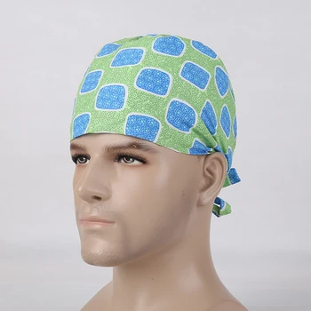 

Women Sweater New Lab Coat Medical Suit Surgical Cap Caps Print 100% Cotton Doctors Working Hat In Hospital And Clinic