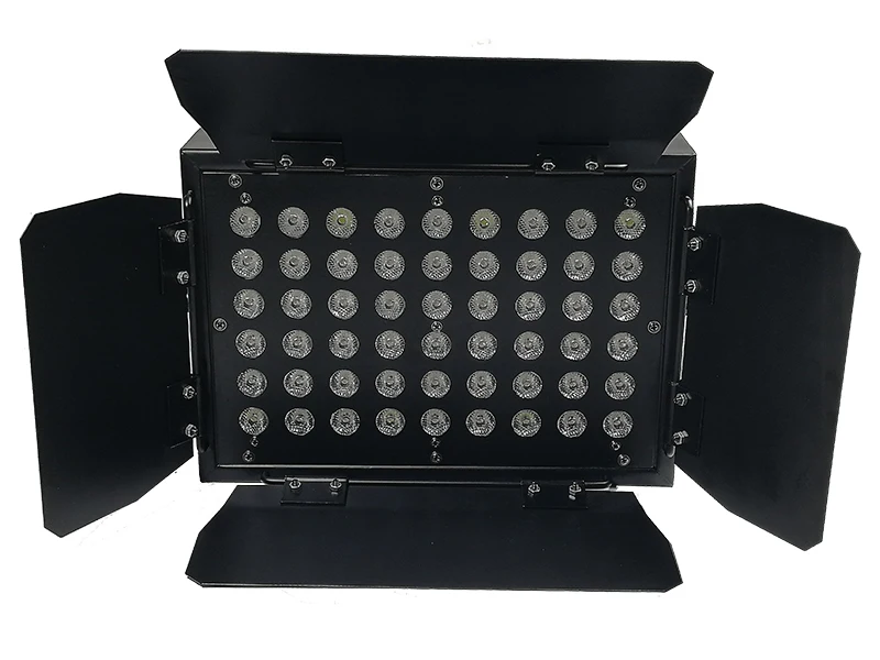 4 шт./54x3 Вт светодиодный прожектор par rgbw/rgb 3 в 1 плоский dmx512 4/8ch IN/OUT шнур питания