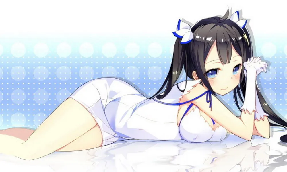 Подарочное однослойное детское одеяло DanMachi Anime Hestia 95x55 см #39471 | Дом и сад