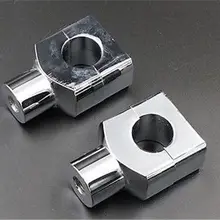 Хромированный " Руль для Harley Honda Kawasaki Suzuki Yamaha Triumph кафе