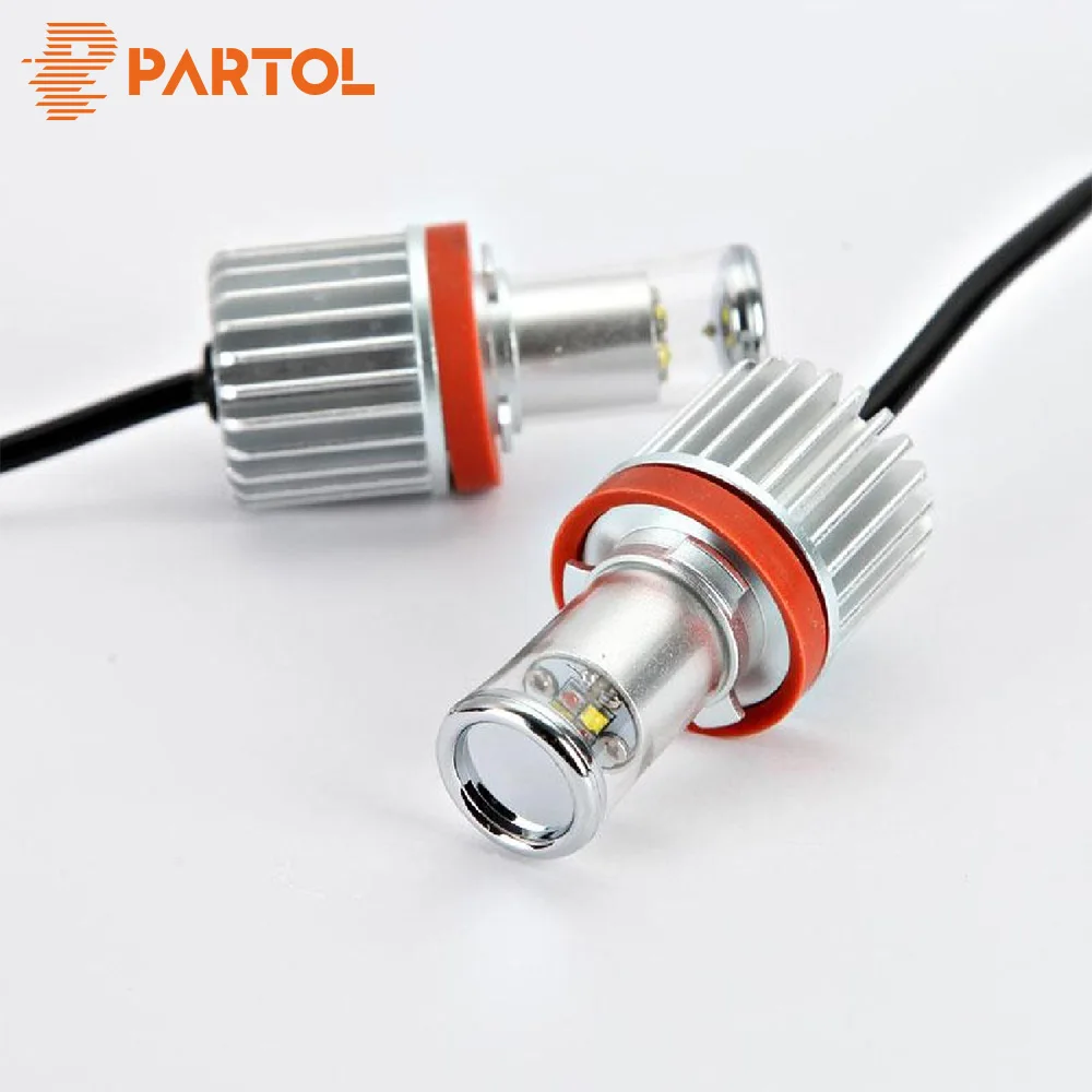 

Partol 3 modes H11 LED light bulbs with heat sink and driver Auto Light White 6000K Yellow 585K-595K 12V Conversion Kit
