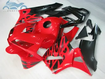 

Custom New Injection fairing kit fit for Honda CBR600RR 2003-2004 CBR 600RR 03-04 ABS fairing kits red black bodywork DV49