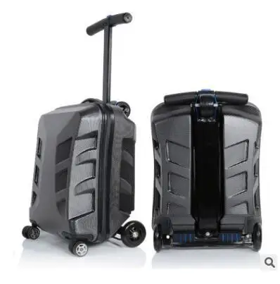 Бренд 2" скутер чемодан с колесиками путешествия чемодан случае микро скутер случае качественные детали скейтборда чемодан на колесиках багажа