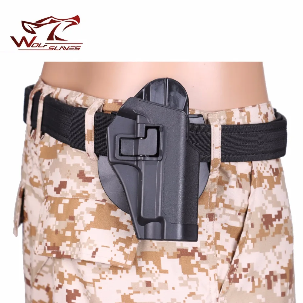 CQC P226 Hunting Holster ABS Plastic Pistol gun Holster waist belt magazine pouch Fit for Air