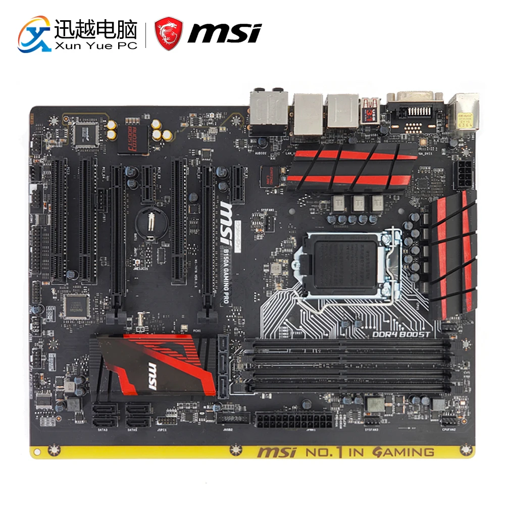 

MSI B150A GAMING PRO Desktop Motherboard B150 Socket LGA 1151 i3 i5 i7 DDR4 64G SATA3 ATX