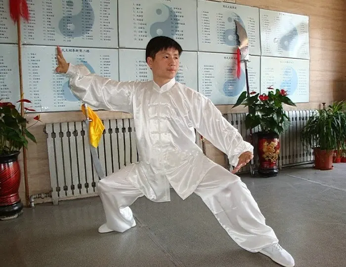 زي الكونغ فو الصيني تاي تشي للجنسين ملابس فنون الدفاع عن النفس ووشو بدلة صباح تمرين Wushu Suits Martial Arts Clothingtai Chi Uniform Aliexpress