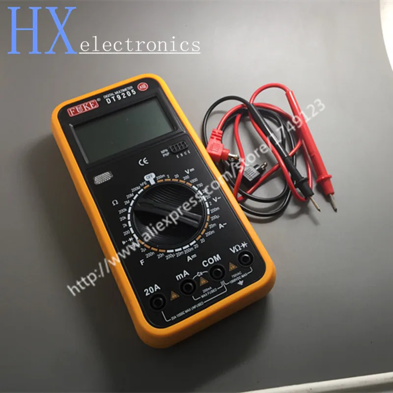 Free shipping 1PCS FUKE DT9205 A stage full protection against burn