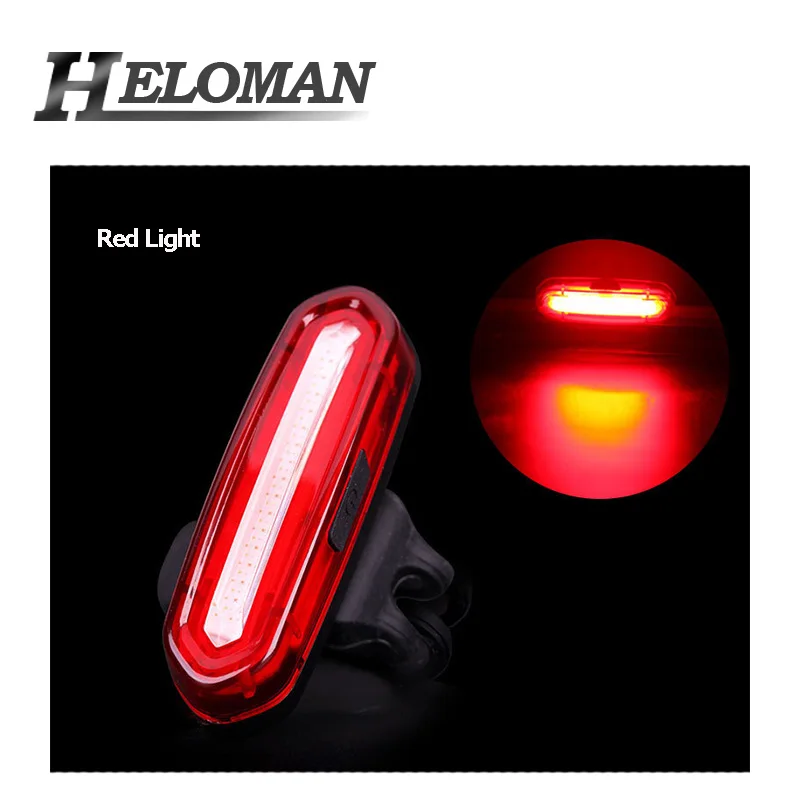 

120 Lumens USB Rechargeable Bicycle Rear Waterproof Light Cycling LED Taillight Waterproof MTB Road Bike Tail Light Back Lamp