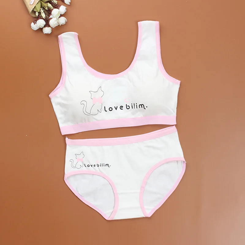 

1PC Solid Teenage Girl Underwear Cotton Training Bra Running Yoga Bra for Girls Sports Teenage Girl Underwear Sports Bra 2017