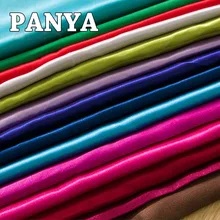 10 м/лот,, полиэстер, шелк, сатин, ткань для свадеб, украшение для банкета и вечеринки, однотонная блестящая атласная ткань, сделай сам