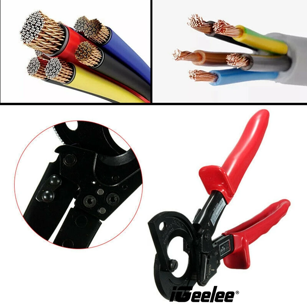 iGeelee HS-325A-240mm-Max-Electrical-Ratchet-Wire-Line-Cable-_57