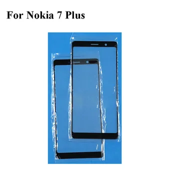 

For Nokia 7 Plus 7Plus Front LCD Glass Lens touchscreen Nokia7 Plus Touch screen Outer Screen Glass without flex Replacement