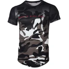 Новые мужские спортивные фитнес, камуфляж, с короткими рукавами, футболки, летние тонкие, с короткими рукавами