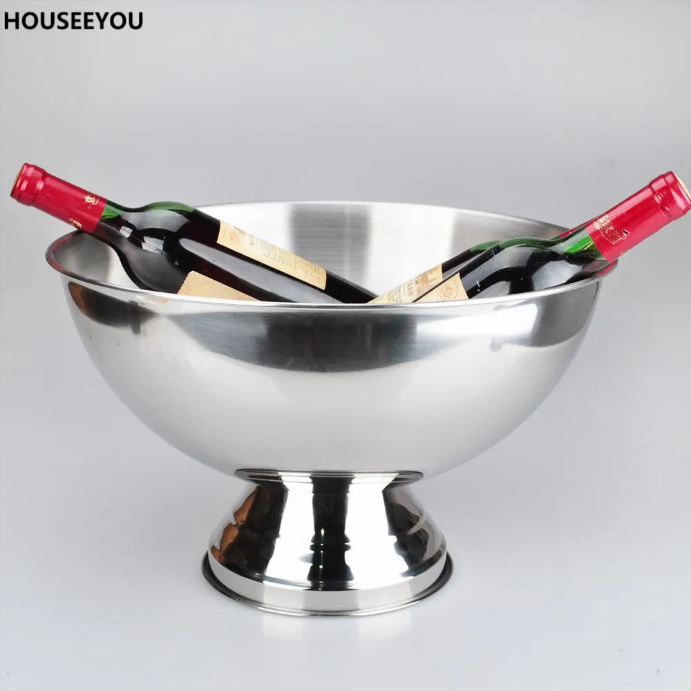 Stainless Steel Wine Bottle Coolers Cooling Drink Chiller Champagne