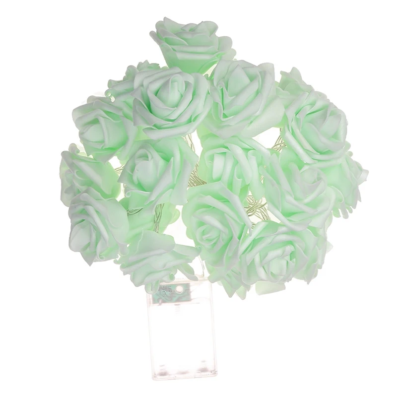Flor do Feriado do Natal Luzes da Corda para Decoração de Casamento dos Namorados Conduziu a Lâmpada Sale Bateria Operado Led Rose 10 - 20 Hot 3 m 16 HOT SALE 3 M Bateria Operado LED