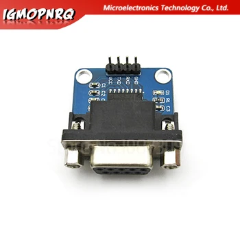 

5pcs MAX3232 RS232 to TTL Serial Port Converter Module DB9 Connector MAX232 new
