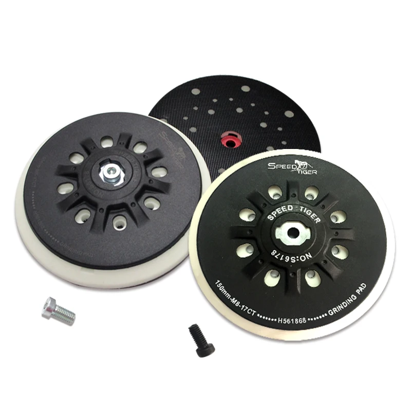 6 Inch Multi Hole Backing Pad Sanding Backup Pad Polishing Pad Dust