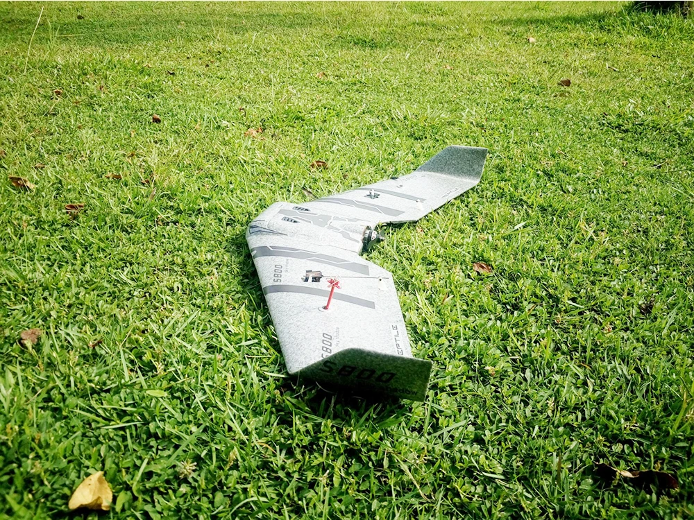 Рептилия S800 V2 SKY SHADOW 820 мм размах крыльев серый FPV EPP летающее крыло Racer RC самолет