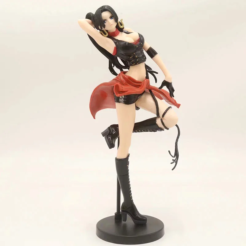 Sexy Doll Girl Model Toys Boy Gifts One Piece Boa Hancock Leather Whip Action Figure Toy