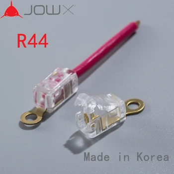 

JOWX R44 10PCS 14-13AWG 2.5sqmm Non-stripping Cable Wiring Wire Connectors Quick Splice Crimp Ring O Type Insulated Terminals