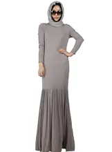2016 muslim linen robe slim Musilm abaya high quality dress in dubai islamic dress turkish traditional clothing for women