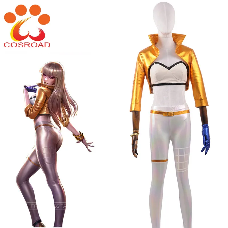 Карнавальный костюм Cosroad LOL Prestige Edition KDA Kaisa для Хэллоуина | Тематическая одежда и