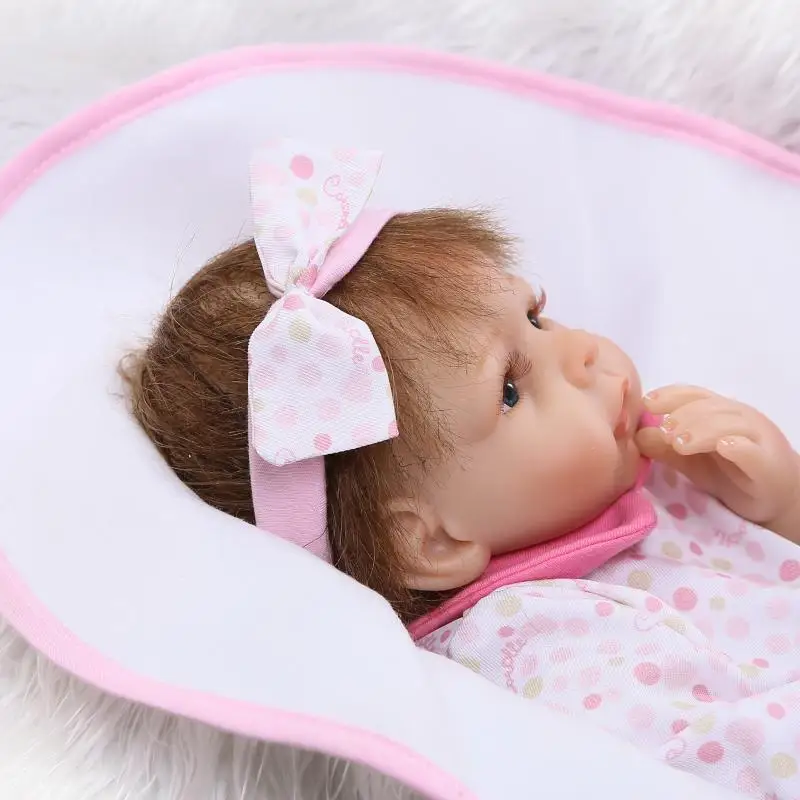 Возрождается младенцы куклы игрушки 16 "40 см кукла силикона для новорожденных девочек моды BJD Bebe живые возрождается bonecas npk бренд