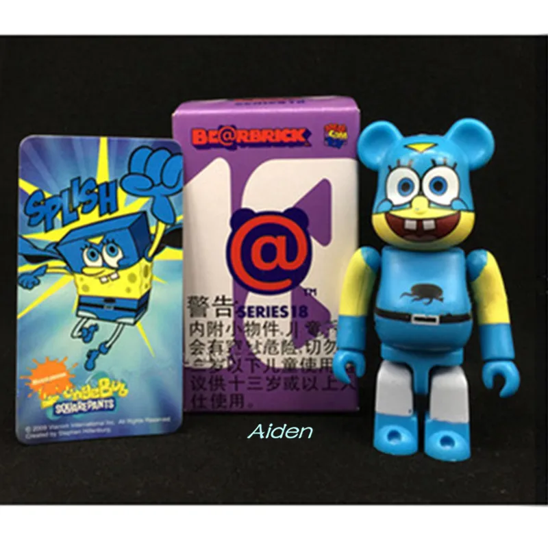 

3" Bearbrick Kaws Gloomy BB Be@rbrick 100% BASIC Original Fake BASIC ARTIST Cute Street Art PVC Action Figure Toy BOX 7CM Z707