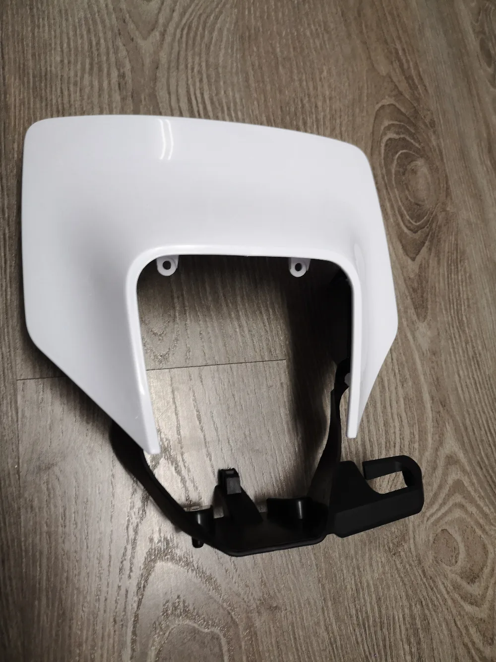 Motorcycle White Dirt Bike Headlight Cover Motocross Universal Headlamp