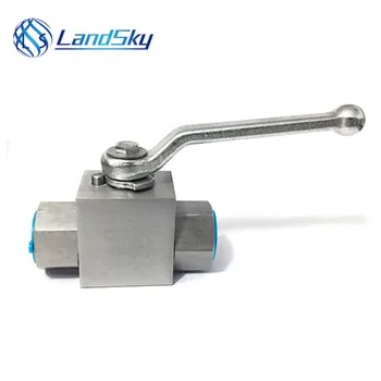 

high pressure hydraulic G1/4 threaded ball valve port size connector famale G1/4 " industrial ball valves 2 way ball valve