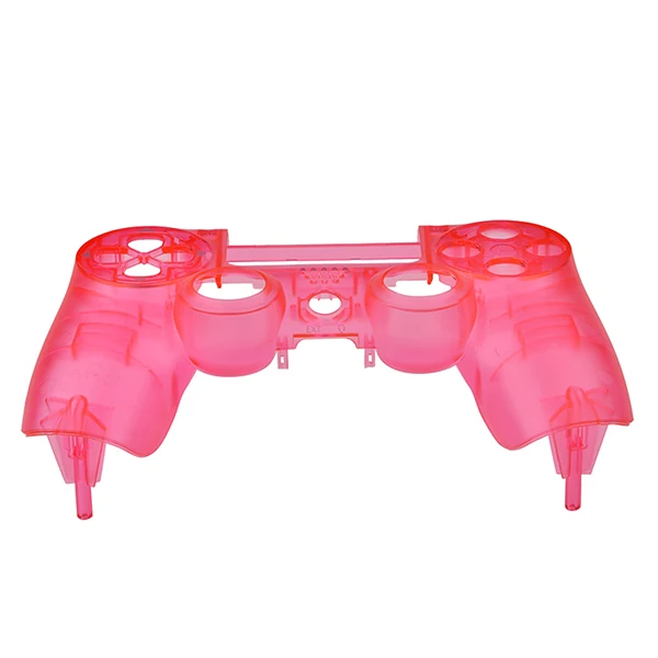 PS4 front shell transparent pink (1)