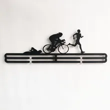 Sport medal hanger Triathlon medal holder Medal display rack for 32+ medals Sport medal hanger Triathlon medal holder Medal display rack for 32+ medals