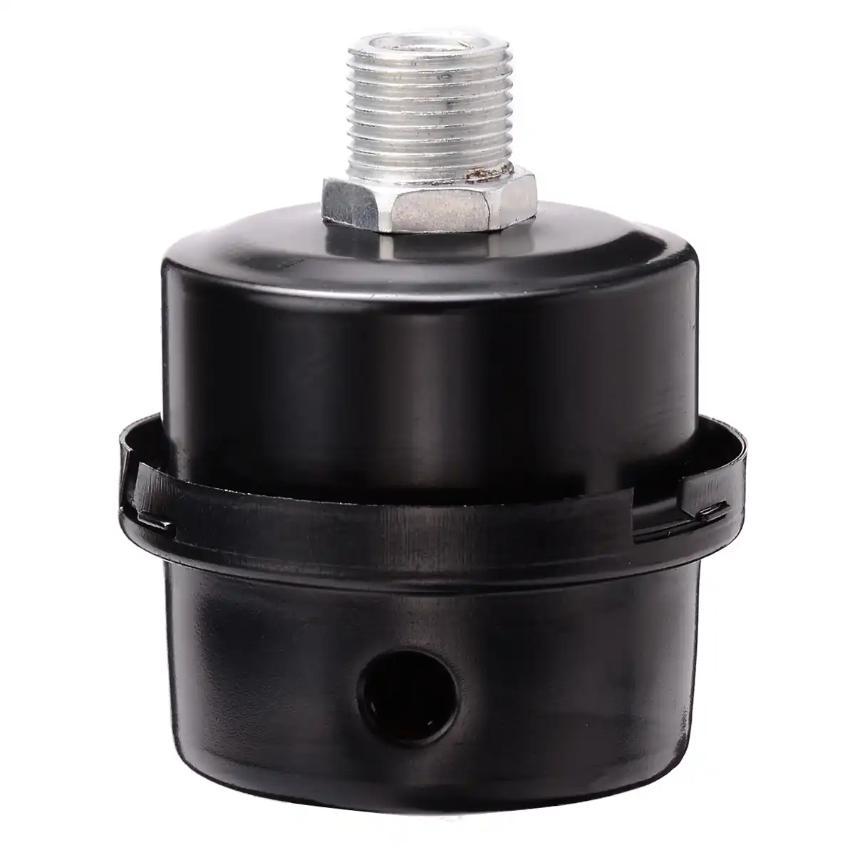 Black Plastic Air Compressor Intake Filter Durable Sound Muffler Silencer as Compressor Accessories Filters Thread 3//8PT 16MM