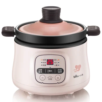 

Automatic 220V Electric Baby Porridge Cooking Pot Mini Multi Cooker Electric Stewing Pot Cooker EU/AU/UK/US Easy Operation