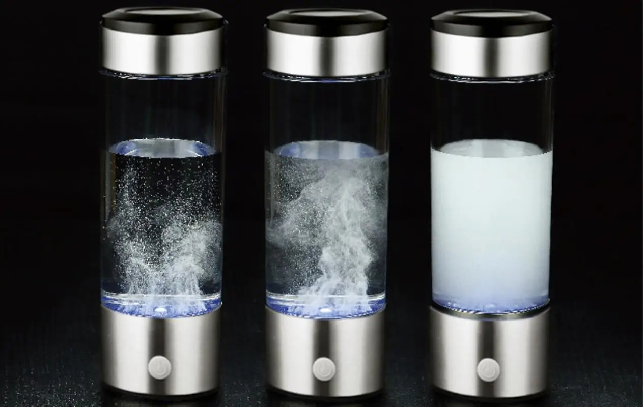 New 380ml USB Line Hydrogen Water Generator Alkaline Water Maker Rechargeable Portable Water Ionizer Bottle