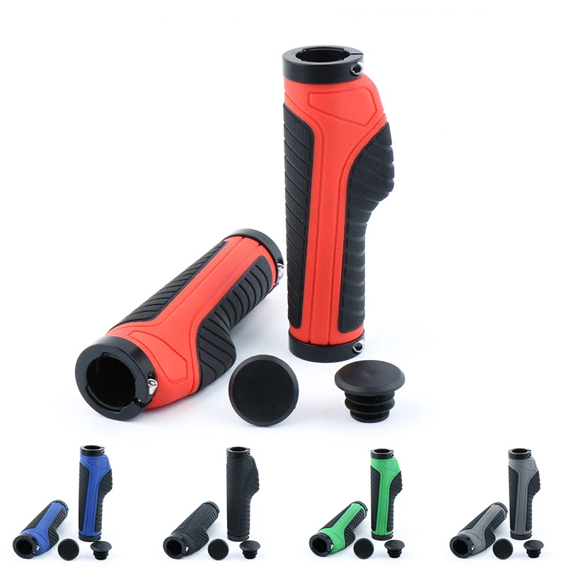 

Anti-skid Bicycle Grips Silicone Sponge Handlebar Grips Ergonomic Smooth Soft Bike Handlebar Cover Ultraight Handle Bar End