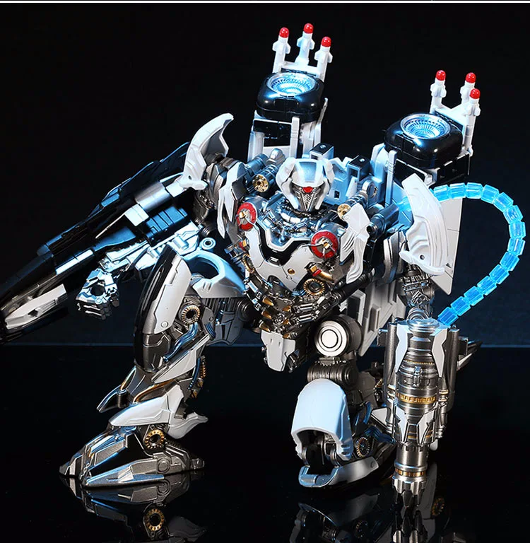 

27Cm Alloy Version Deformation Aircraft Robot Transformation Toys Zeus Figures VS Optimus Prime Model Children Boy Gifts