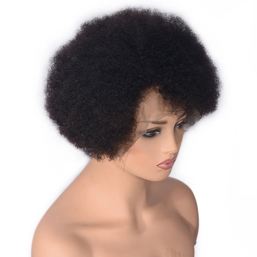 05(3)Perruque cheveux humains naturelle Afro