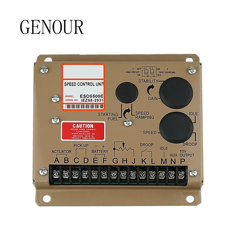 

hot sale ESD5500E Generator Speed Controller module 5500E electric speed Governor 12v 24v DC motor control diesel engine part