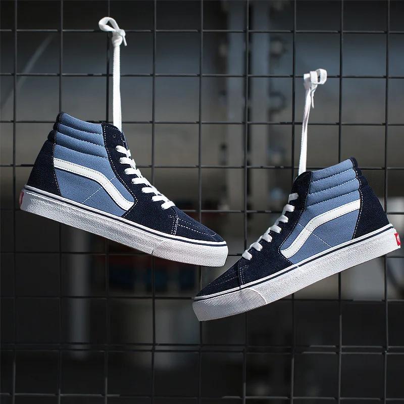 

2019 new fashion lace black / white women's shoes low to help stitching casual canvas shoes