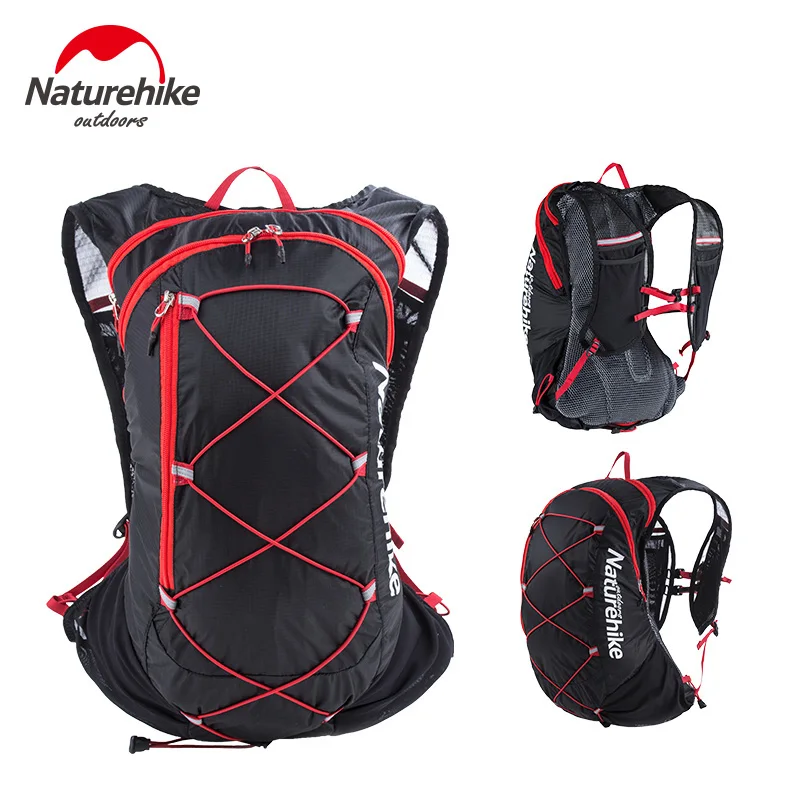 

Naturehike Backpacks Reflective Ultralight Outdoor Running Bag Hiking Cycling Sports Bag Waterproof Running