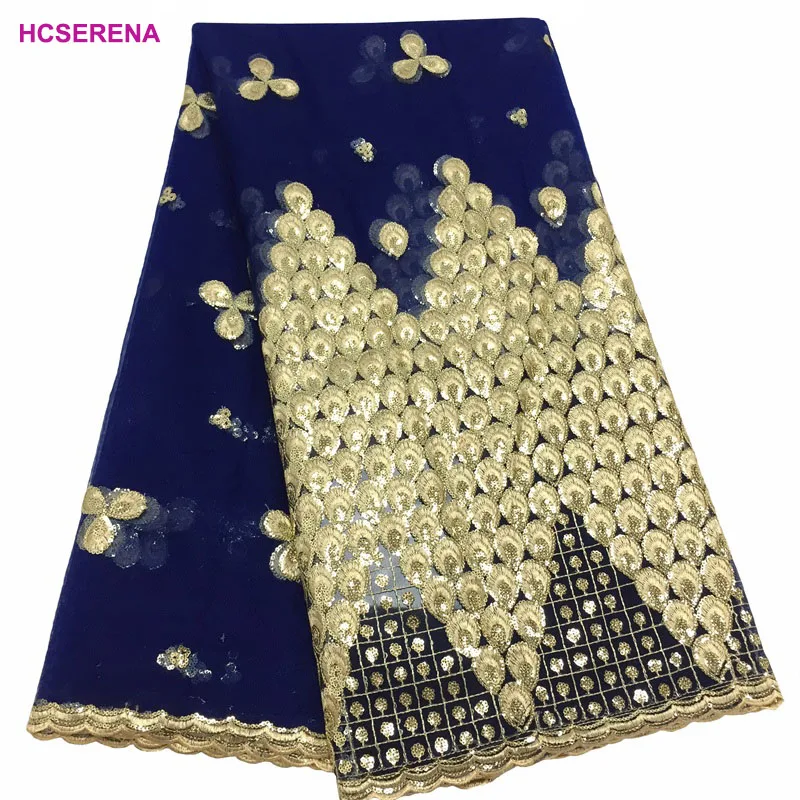 

wholesale!African Lace Fabric 2018 High Quality African Tulle Lace Fabric With Sequins French Net Lace For Women Dress New white