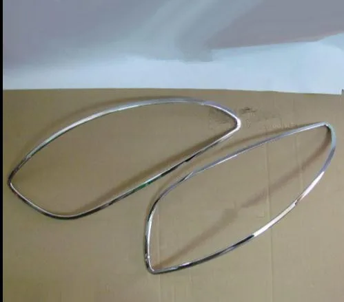 

ABS Chrome Rear headlight Side shade Lamp Cover for Peugeot 206/207 Car styling