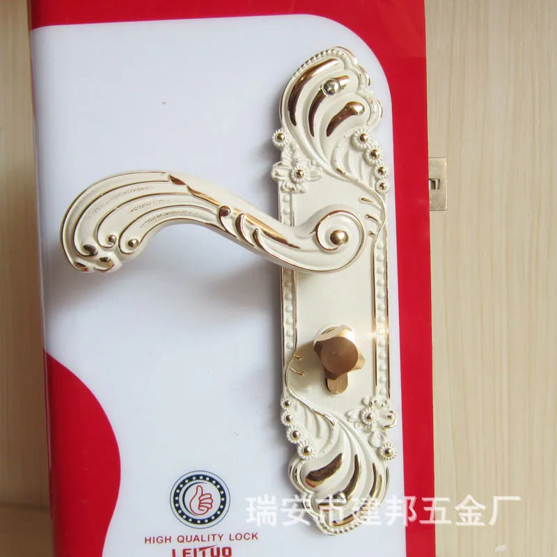 

2018 Cadeado Ivory White Hand Lock Manufacturers Selling High-end European Aluminum Alloy Indoor Door Hardware Wholesale 901-6